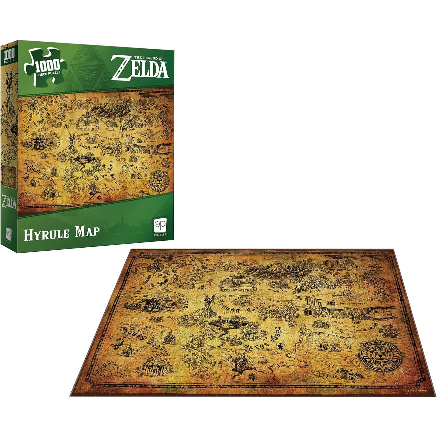 Rompecabezas 1000 Piezas Mapa de Hyrule USAopoly 48.3x68.6cm