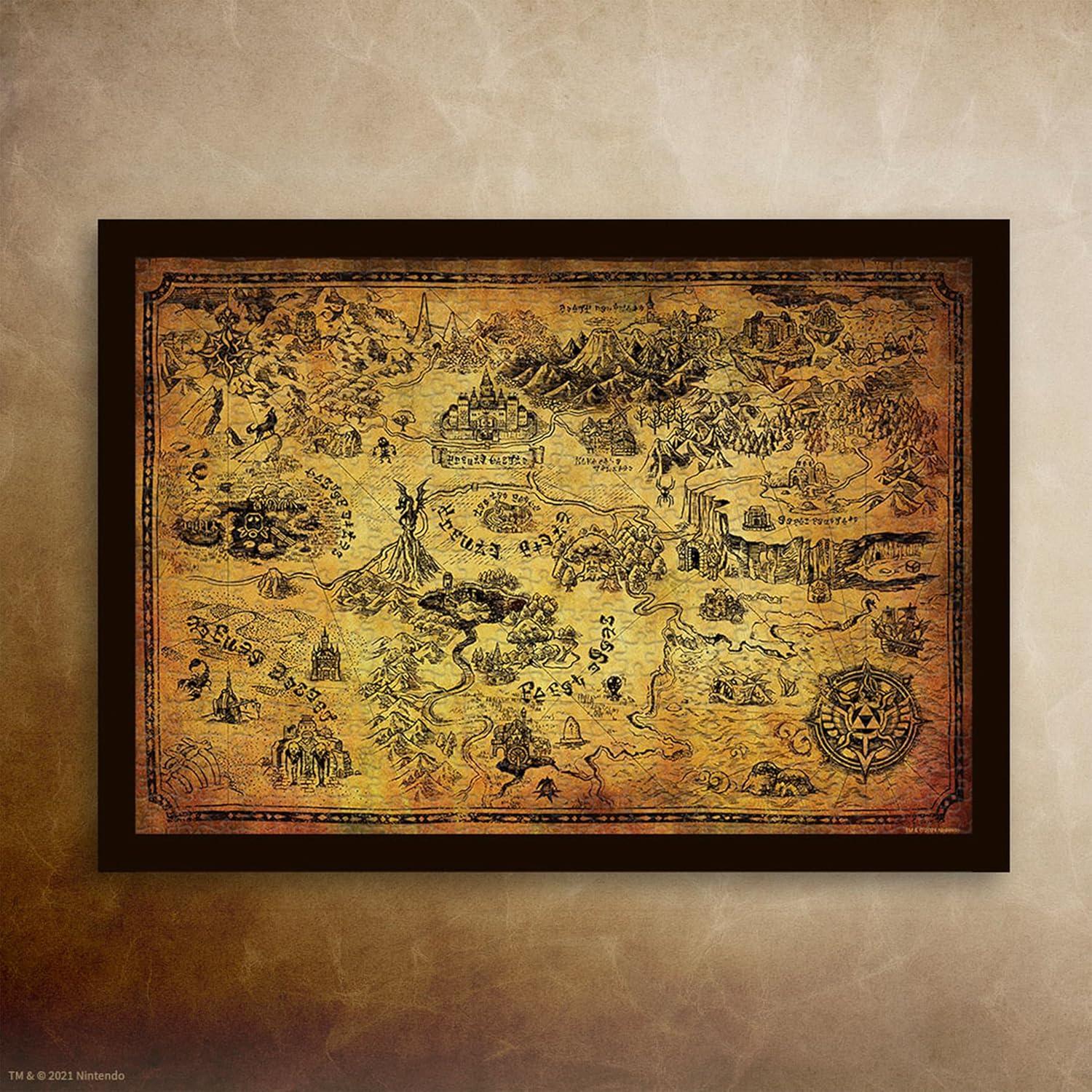 Rompecabezas 1000 Piezas Mapa de Hyrule USAopoly 48.3x68.6cm