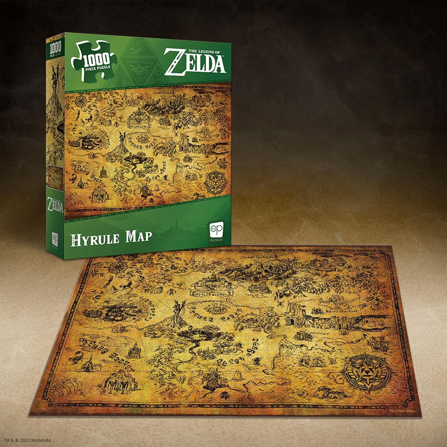 Rompecabezas 1000 Piezas Mapa de Hyrule USAopoly 48.3x68.6cm