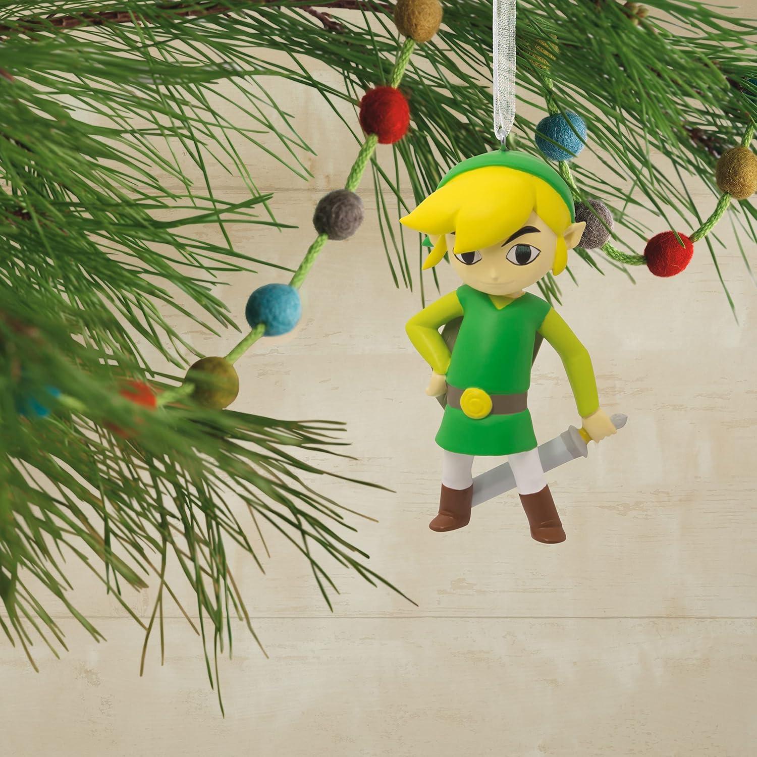 Adorno de Navidad Hallmark Link La Leyenda de Zelda 5.08 cm