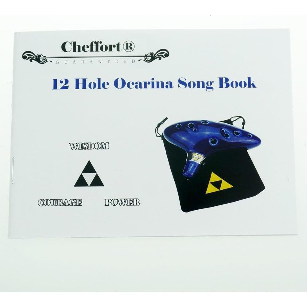 Ocarina de 12 agujeros Legend of Zelda C Mayor con bolsa