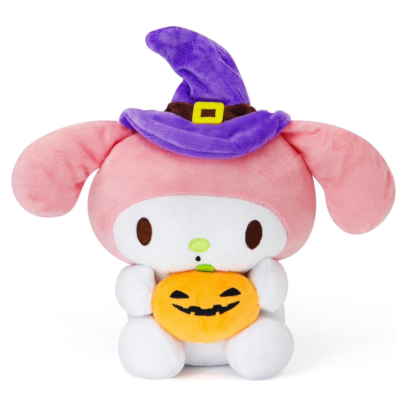 Peluche de Gato de Halloween Ahlsense 19.81 cm Rosa con Sombrero