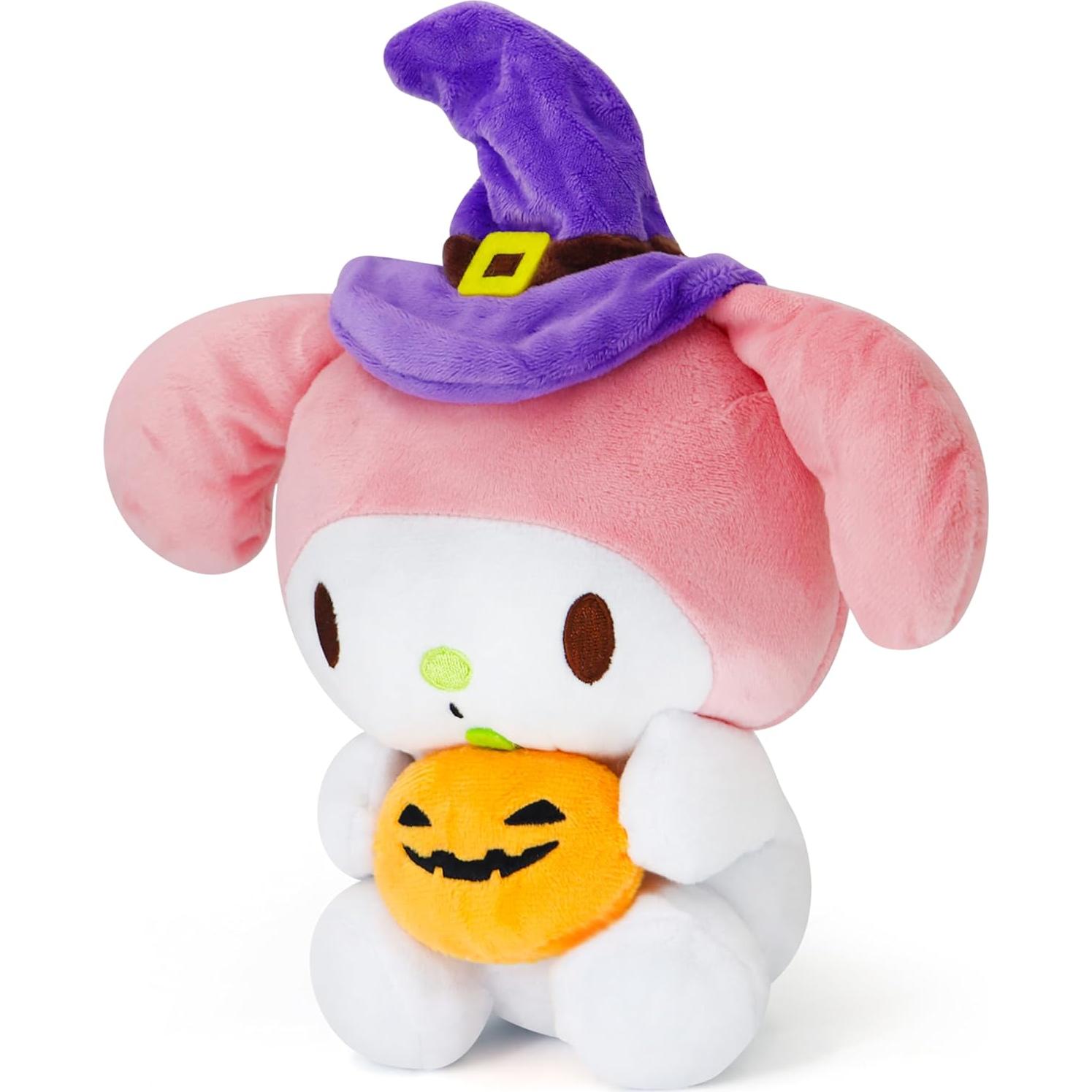 Peluche de Gato de Halloween Ahlsense 19.81 cm Rosa con Sombrero