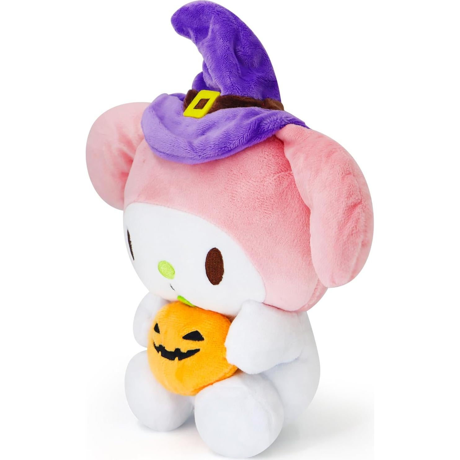 Peluche de Gato de Halloween Ahlsense 19.81 cm Rosa con Sombrero
