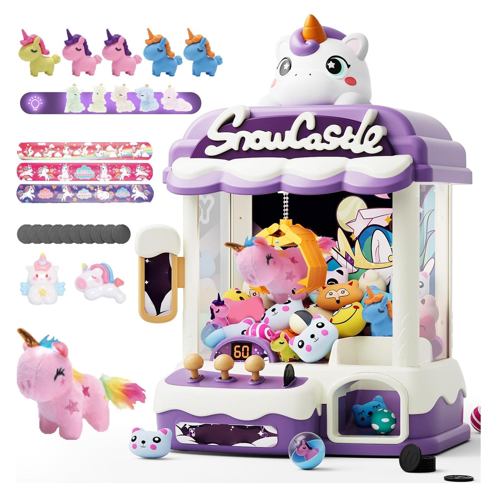 Máquina de Garras Unicornios Skirfy para Niños 6+ Años