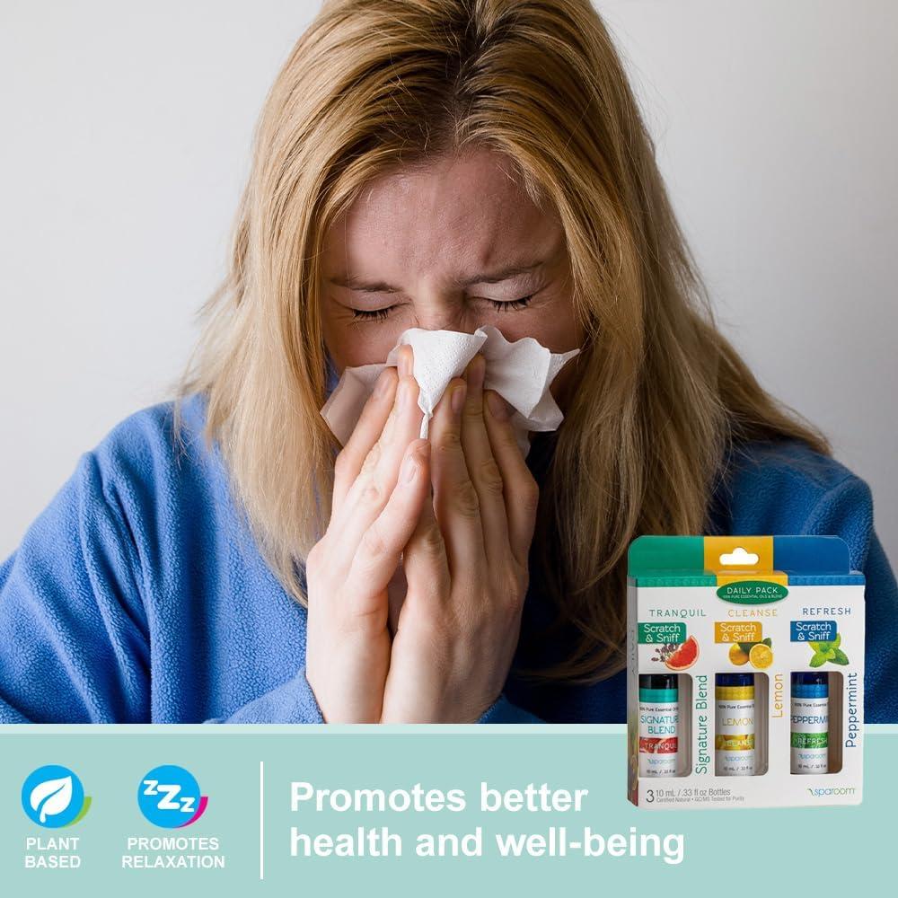 Set de 3 Aceites Esenciales SpaRoom 100% Puros para Difusores