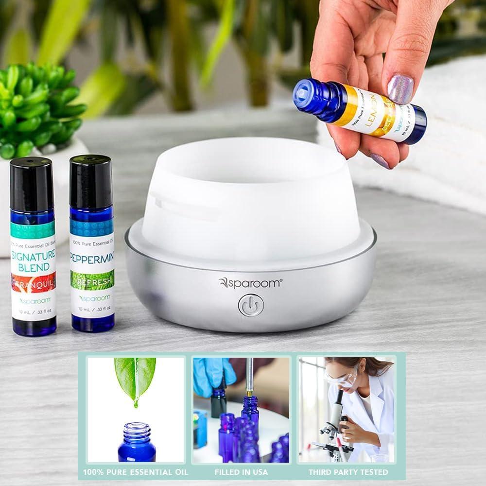 Set de 3 Aceites Esenciales SpaRoom 100% Puros para Difusores