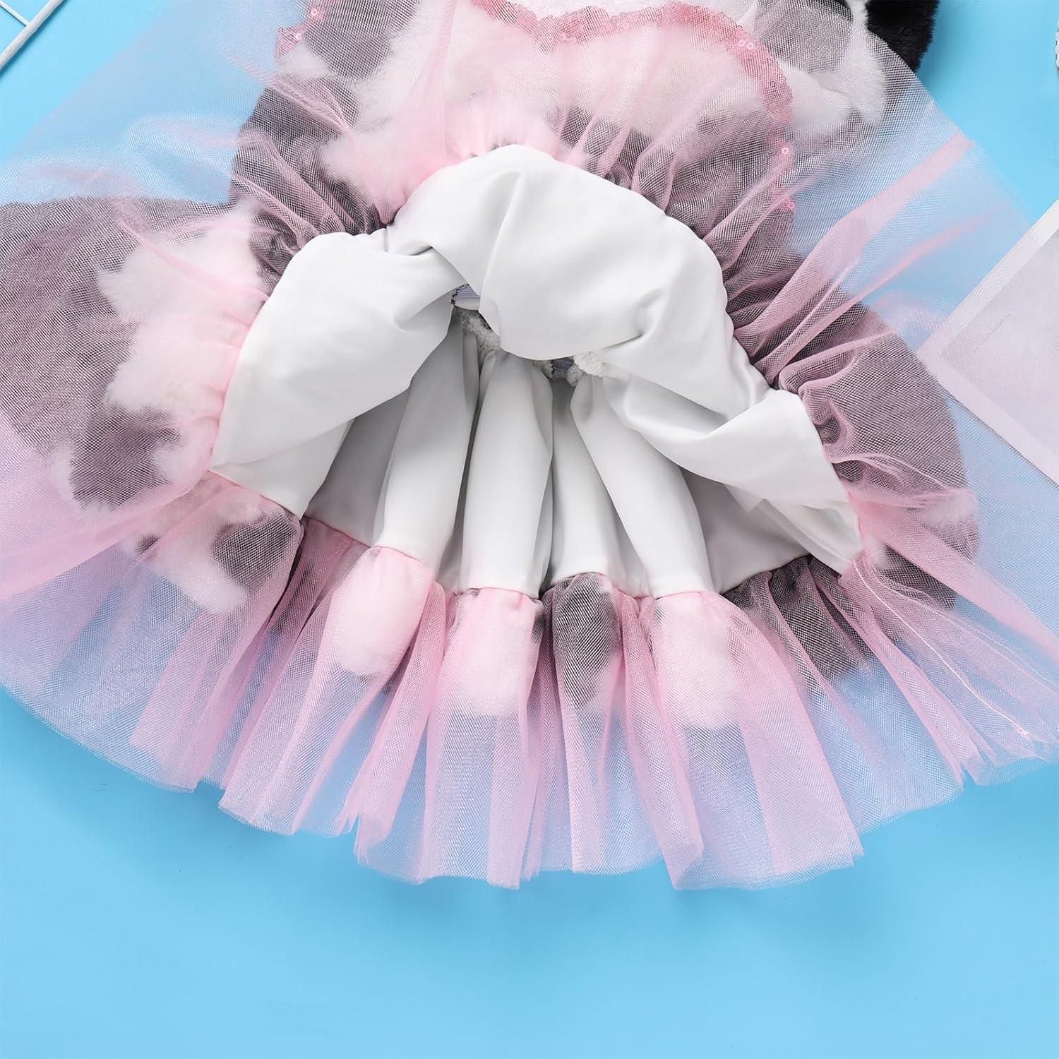 Disfraz Navidad Santa Claus Bebé Niña Tutu y Diadema