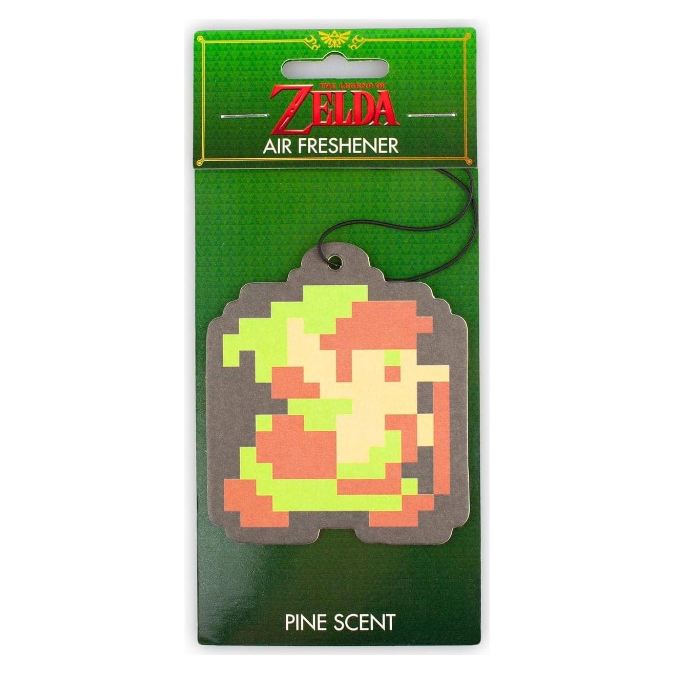 Ambientador de Coche Zelda Link 8 Bits Aroma a Pino