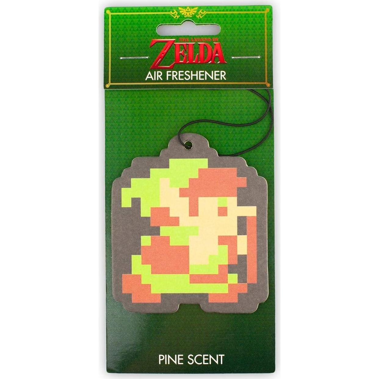 Ambientador de Coche Zelda Link 8 Bits Aroma a Pino