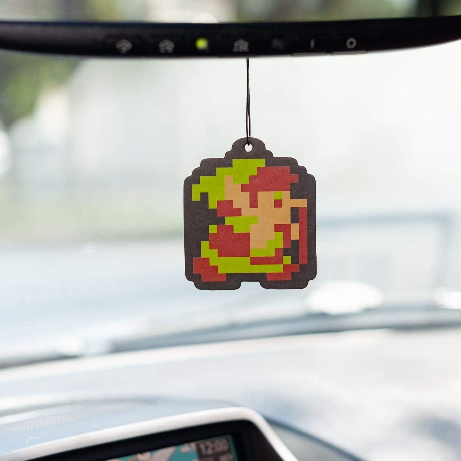 Ambientador de Coche Zelda Link 8 Bits Aroma a Pino