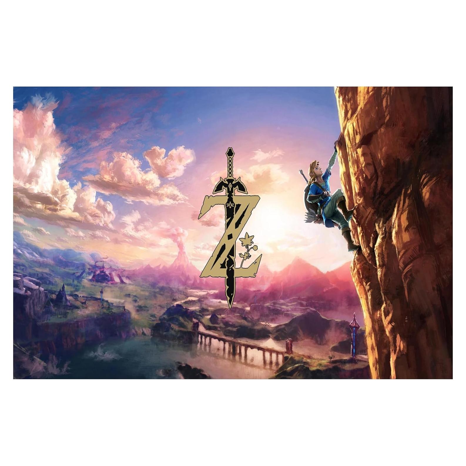 Póster de Leyenda de Zelda - Arte de Pared Premium 45x30 cm