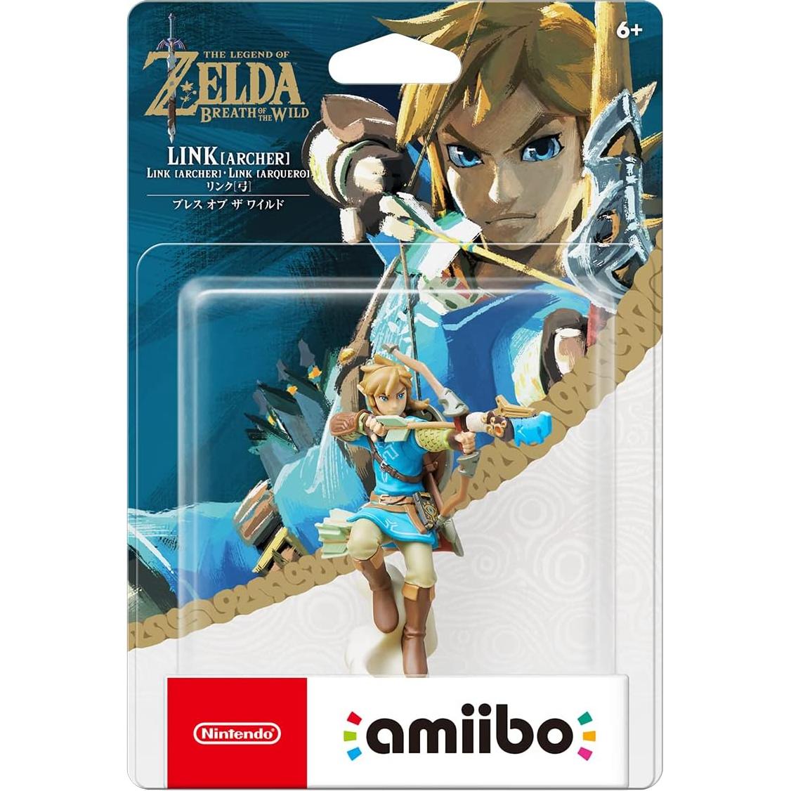 Amiibo Link Arquero Nintendo Breath of the Wild 19.1x7.1x13 cm