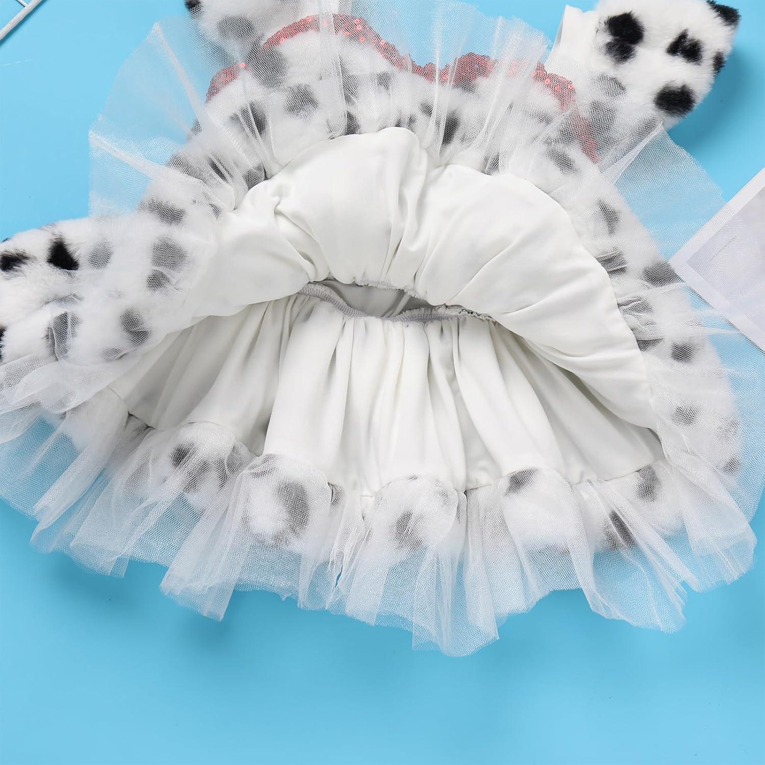 Disfraz Navidad Santa Claus Niña Bebé ODASDO Falda Tutú