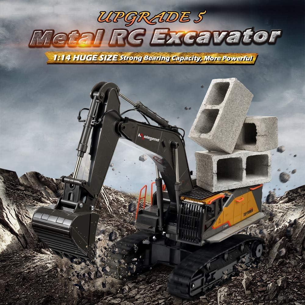Excavadora RC Kolegend 1:14 Metal 22 Canales Control Remoto