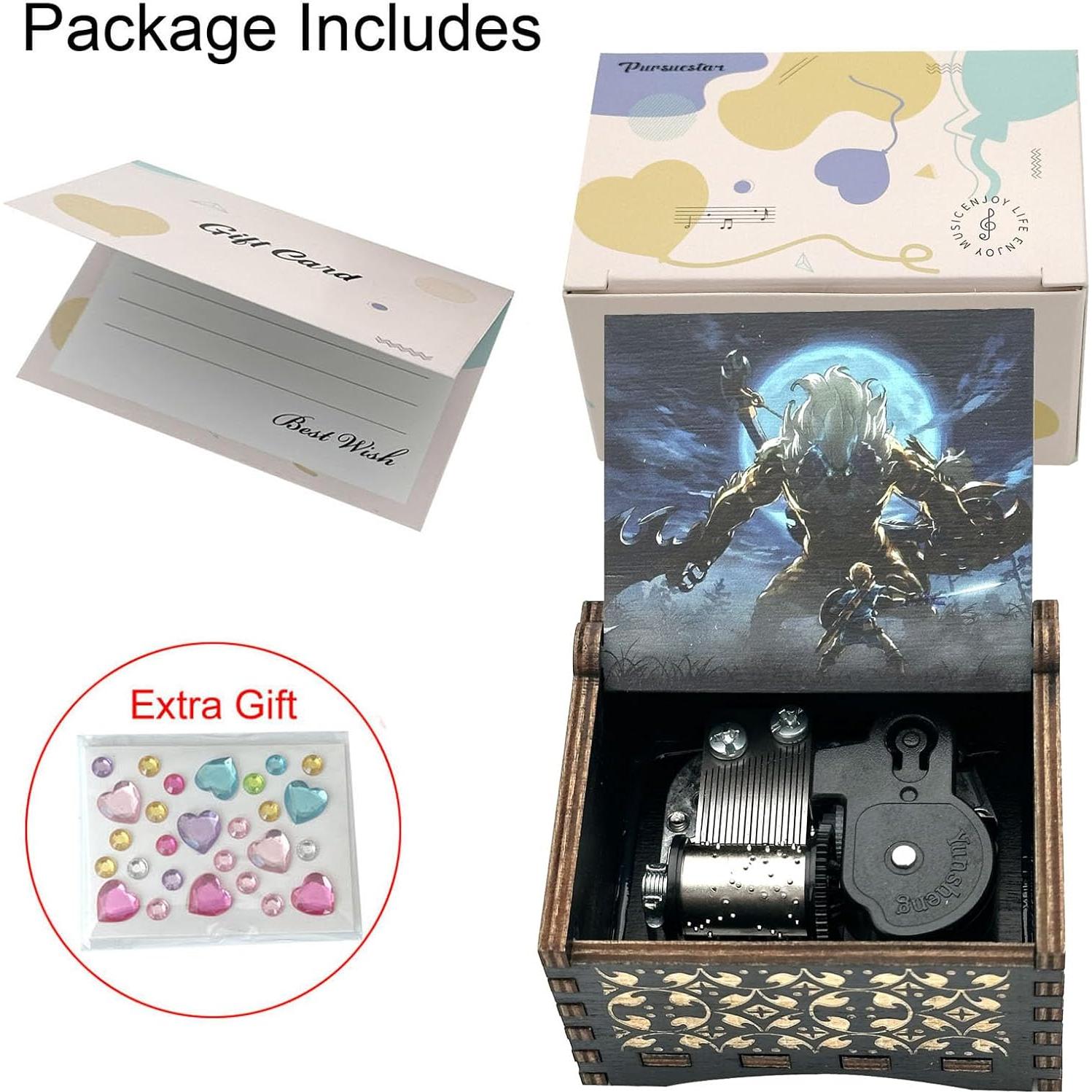 Caja de Música de Cuerda Pursuestar - Zelda Canción de Tormentas