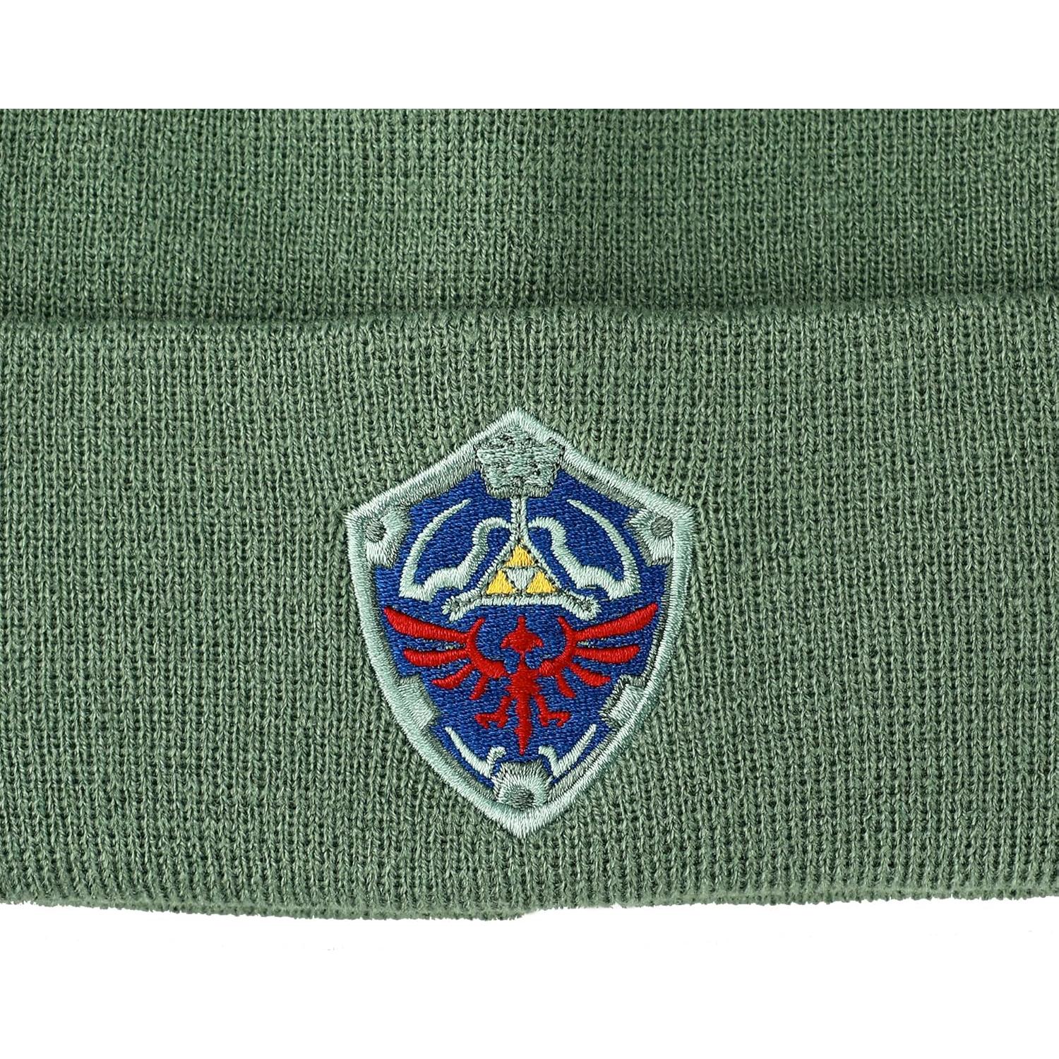 Gorro de Puño Verde Bioworld Escudo Hyliano Zelda