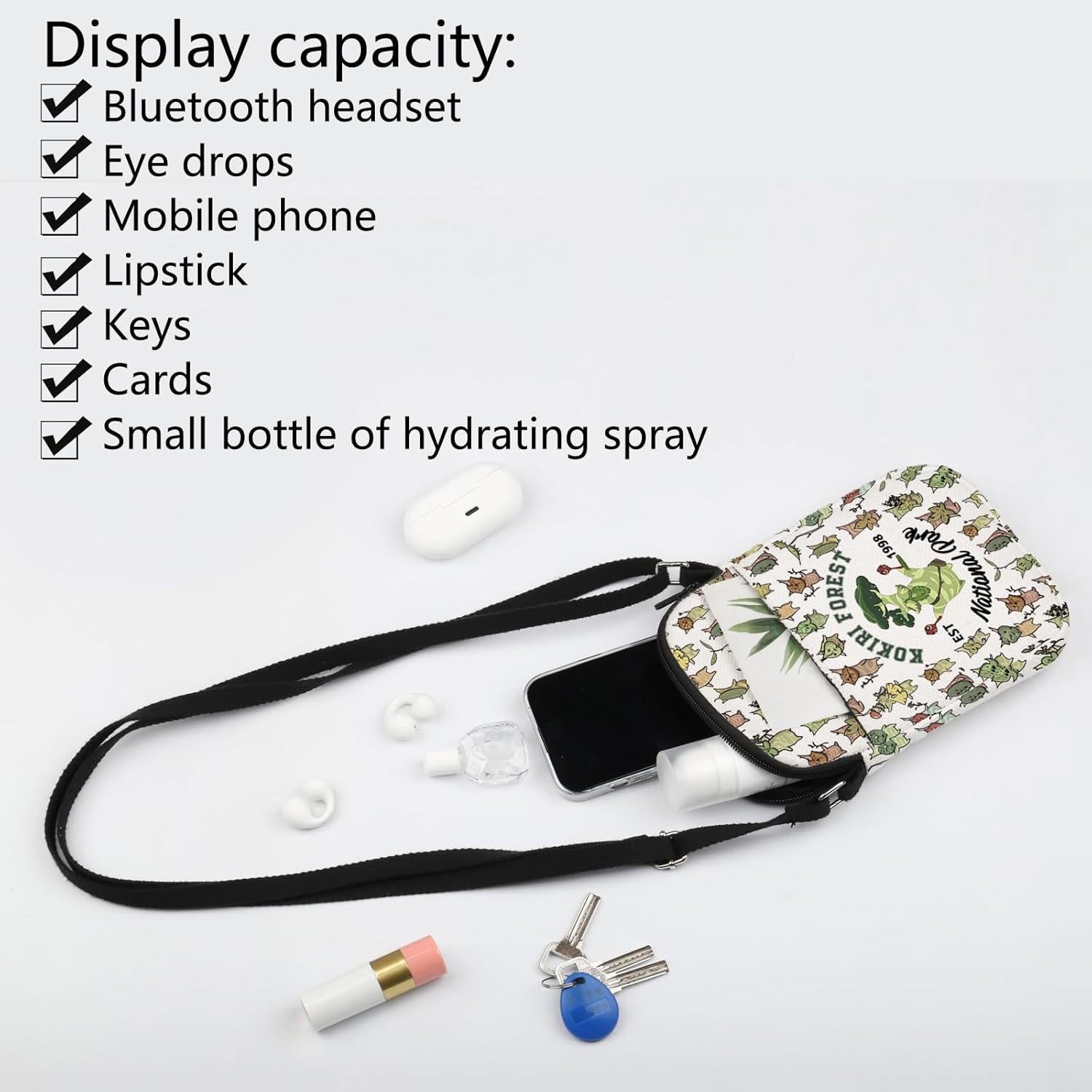 Bolsa Cruzada Korok de Poliester para Papá - Regalo Gamer