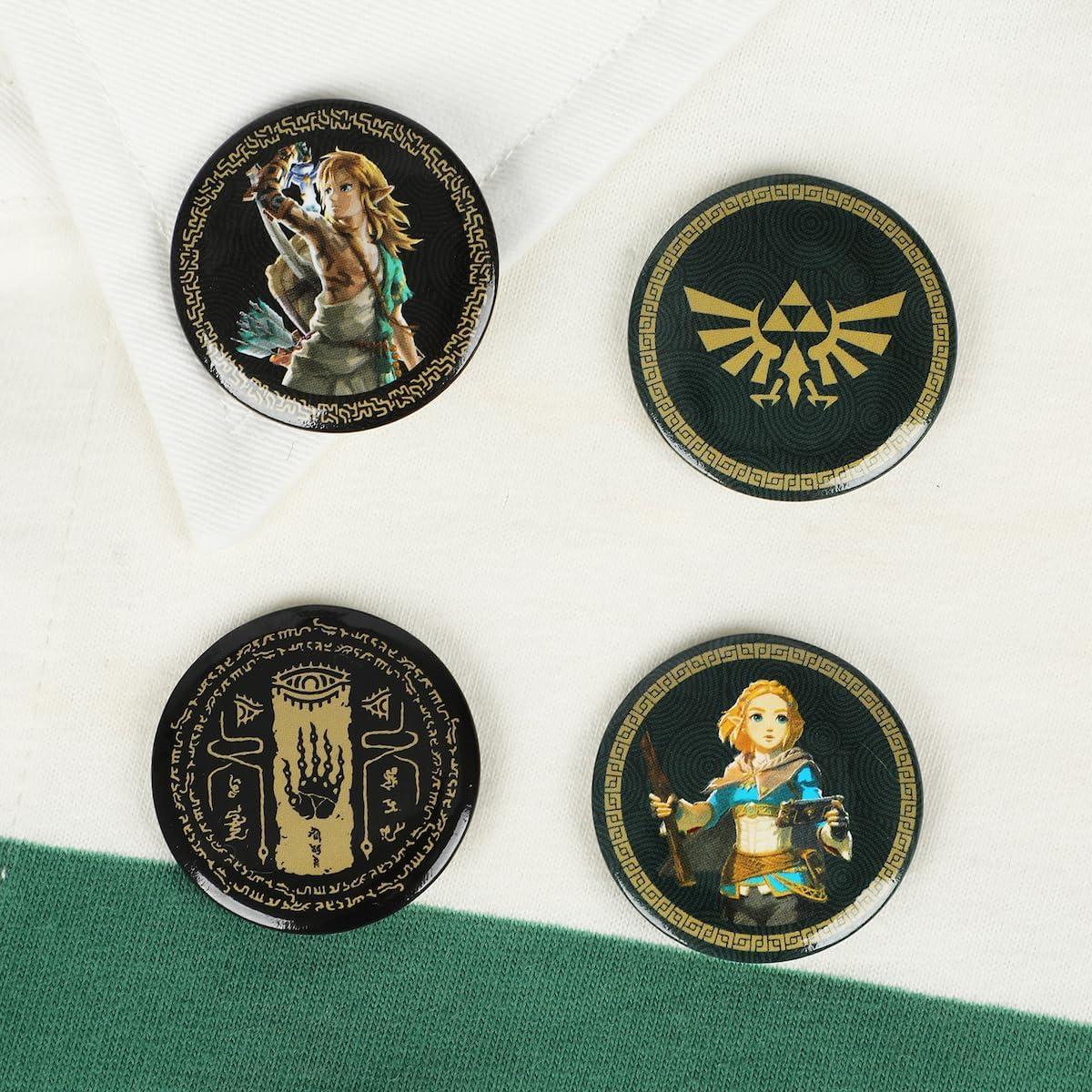 Botones Zelda Lágrimas del Reino - Paquete de 4 Iconos