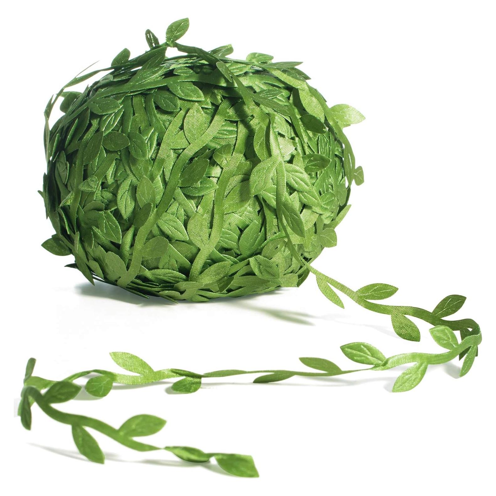 Cinta Decorativa de Hojas Artificiales Naidiler 265 Pies Verde