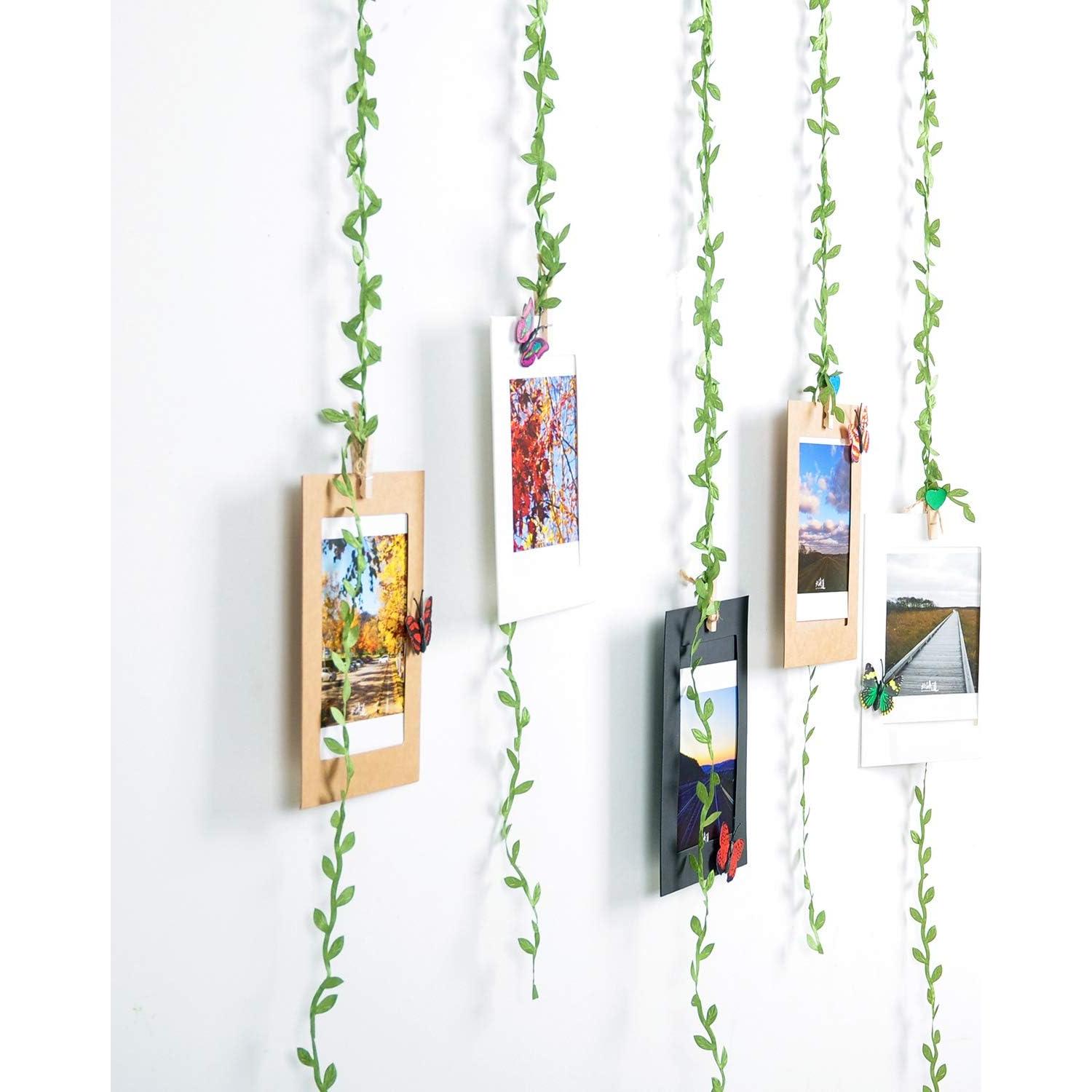 Cinta Decorativa de Hojas Artificiales Naidiler 265 Pies Verde