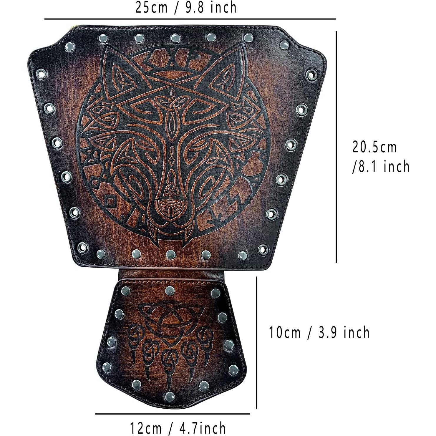 Conjunto de Guerrero Vikingo HiiFeuer con Armadura y Guantelete