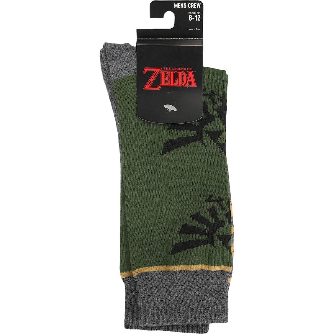 Medias de Tripulación Legend of Zelda para Hombre - Talla 10-13