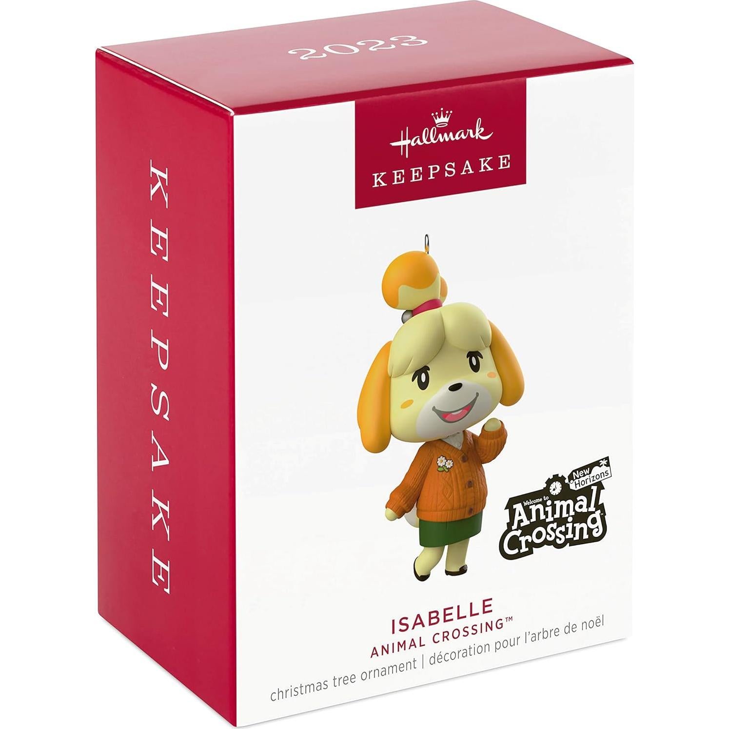 Adorno Navideño Hallmark Keepsake 2023 Isabelle Animal Crossing