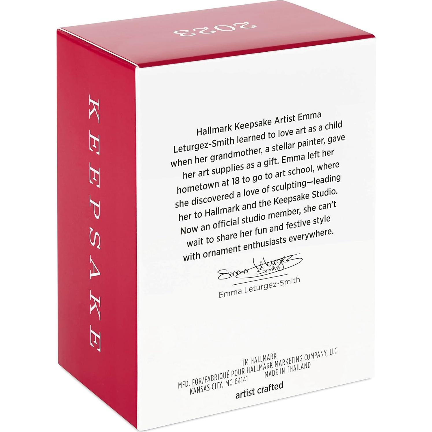 Adorno Navideño Hallmark Keepsake 2023 Isabelle Animal Crossing