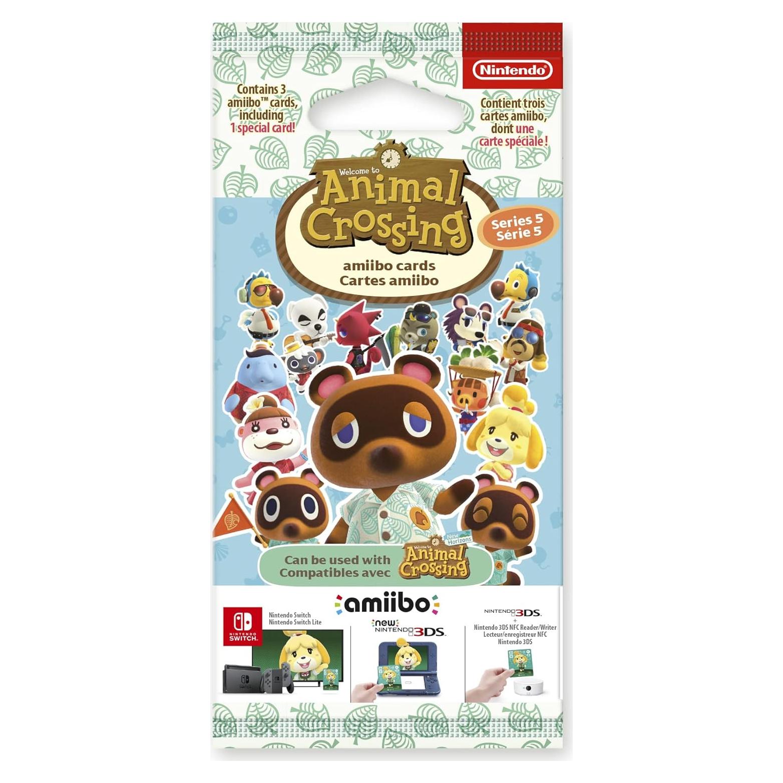 Conjunto de tarjetas Animal Crossing 3 Vol. 5 Nintendo Switch