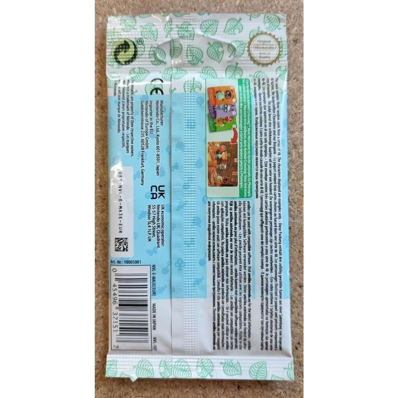 Conjunto de tarjetas Animal Crossing 3 Vol. 5 Nintendo Switch