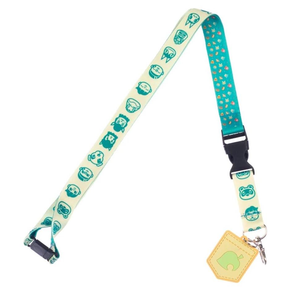 Lanyard Animal Crossing BIOWORLD con llavero y arte personalizado