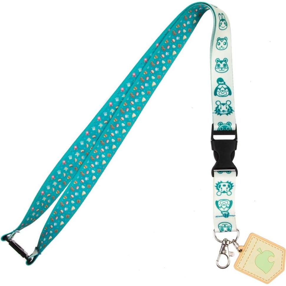 Lanyard Animal Crossing BIOWORLD con llavero y arte personalizado