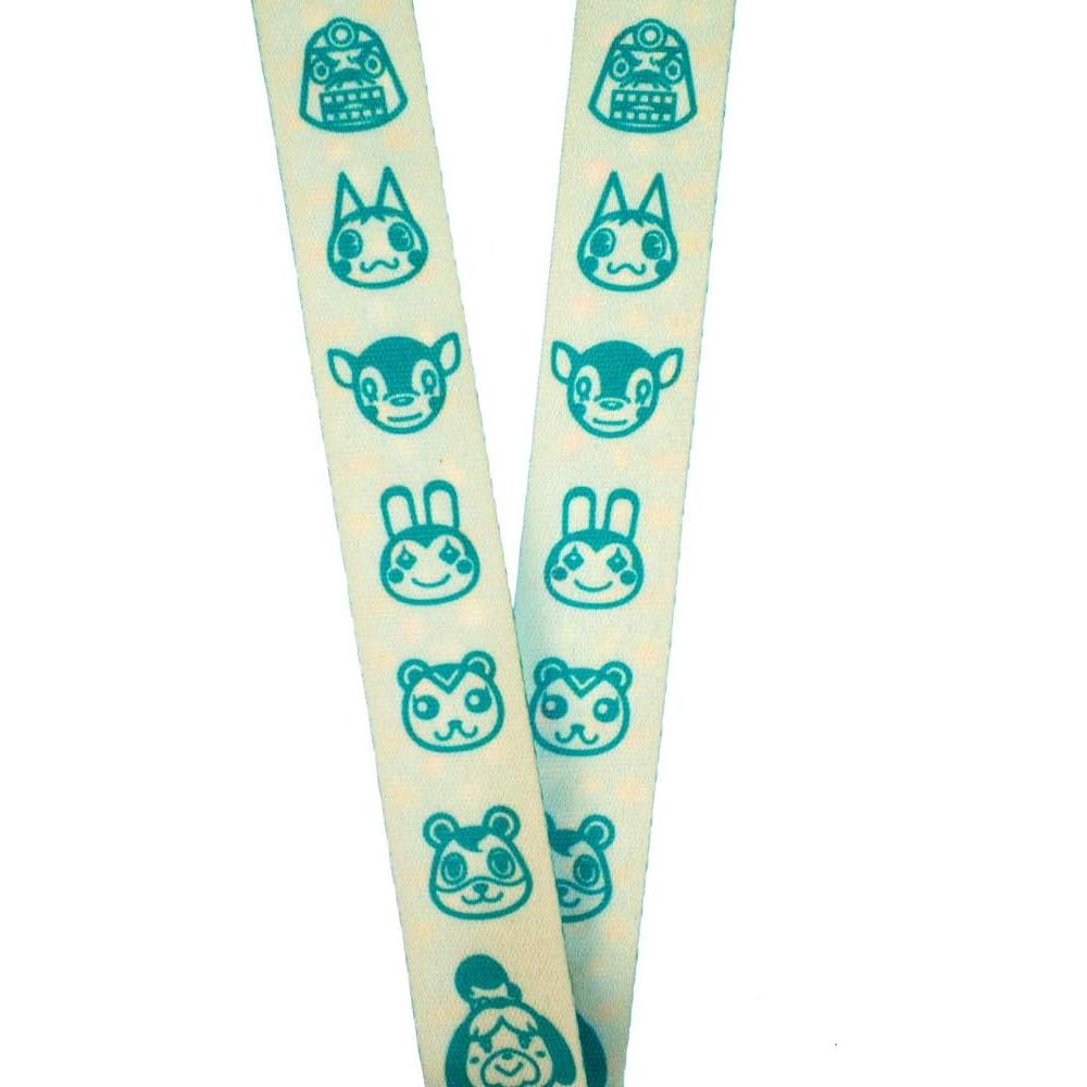 Lanyard Animal Crossing BIOWORLD con llavero y arte personalizado