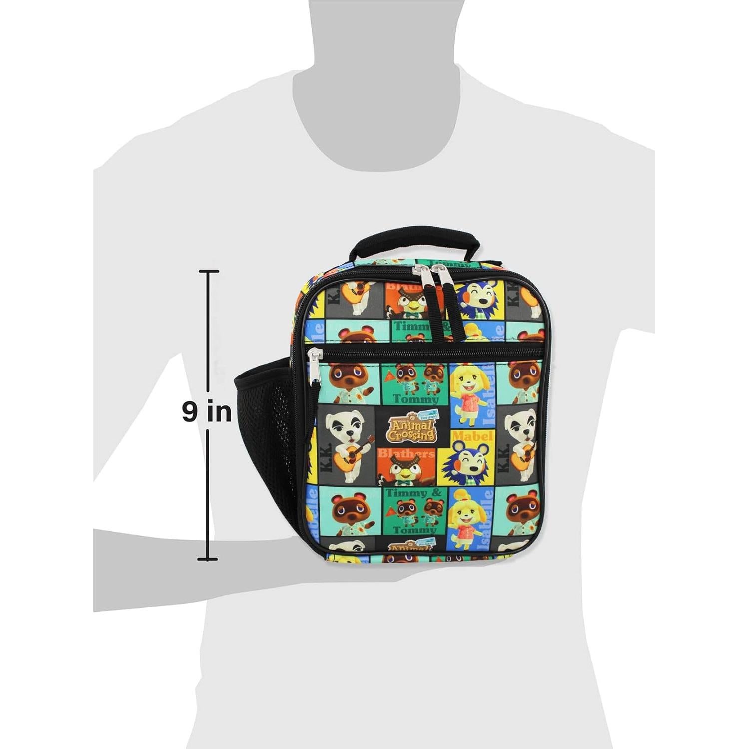 Bolsa de Almuerzo Suave Aislada Nintendo Animal Crossing Niños