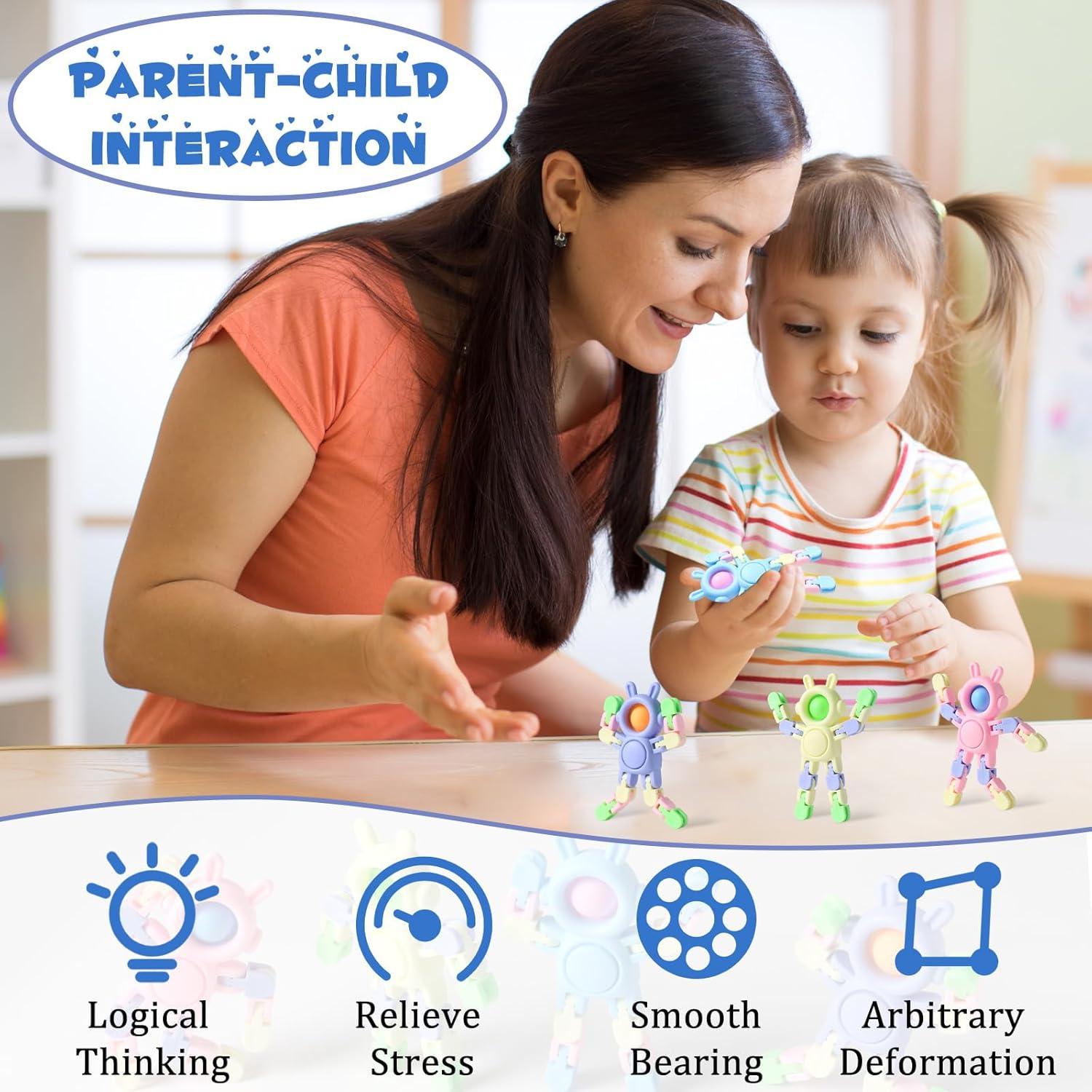 Spinners Antiestrés 24 Pcs AEAHALY Juguetes Sensoriales