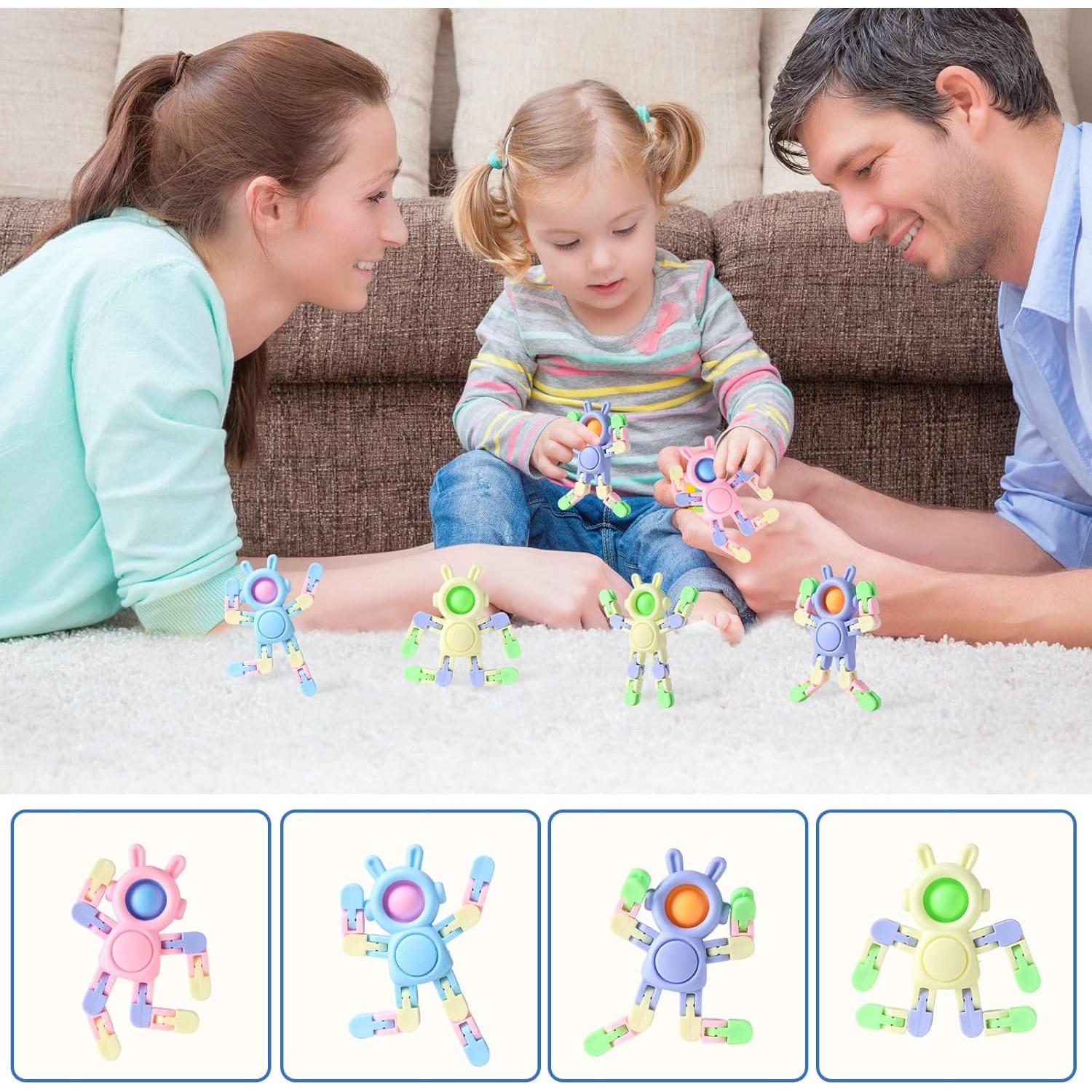 Spinners Antiestrés 24 Pcs AEAHALY Juguetes Sensoriales