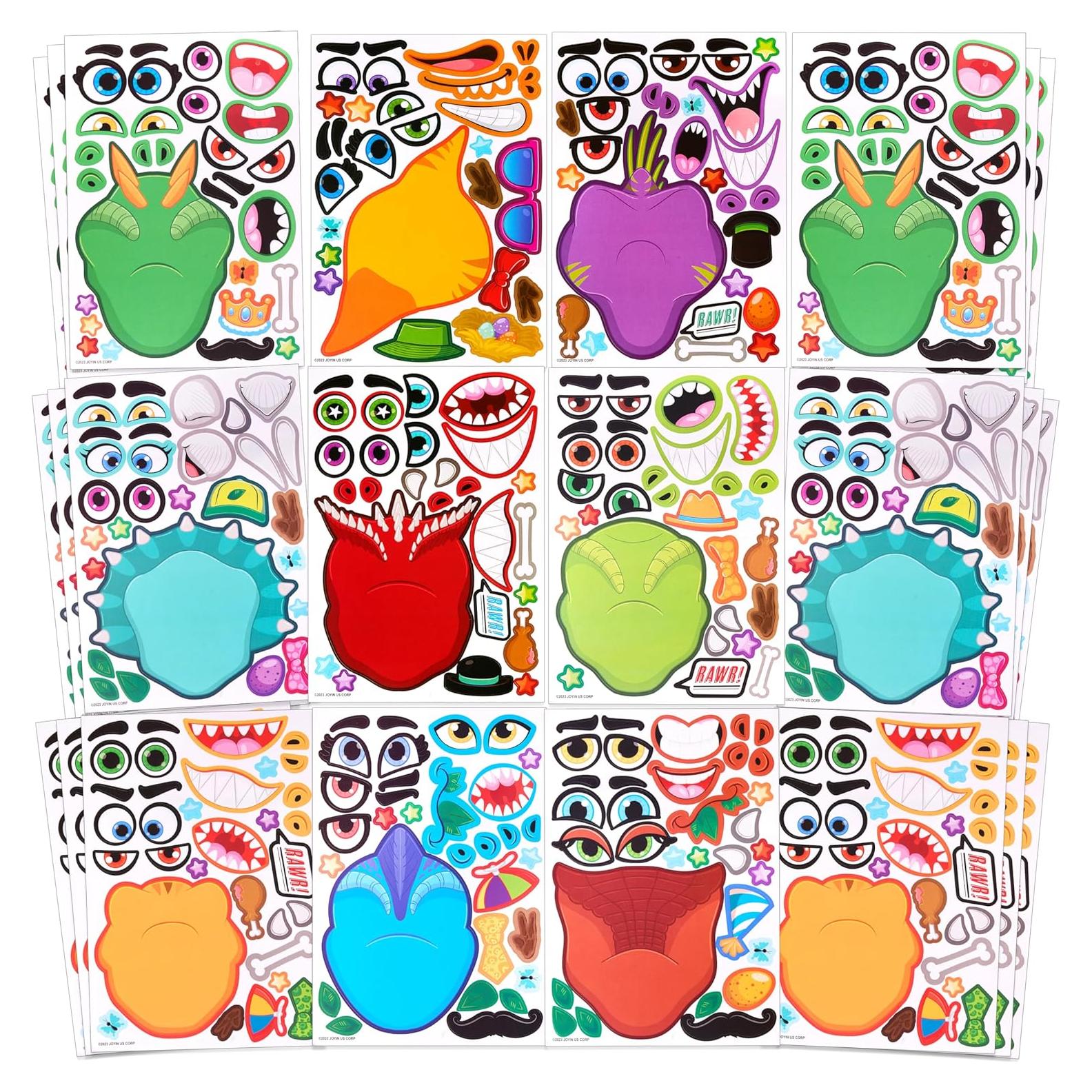 Stickes de Dinosaurios JOYIN 36 Piezas para Niños