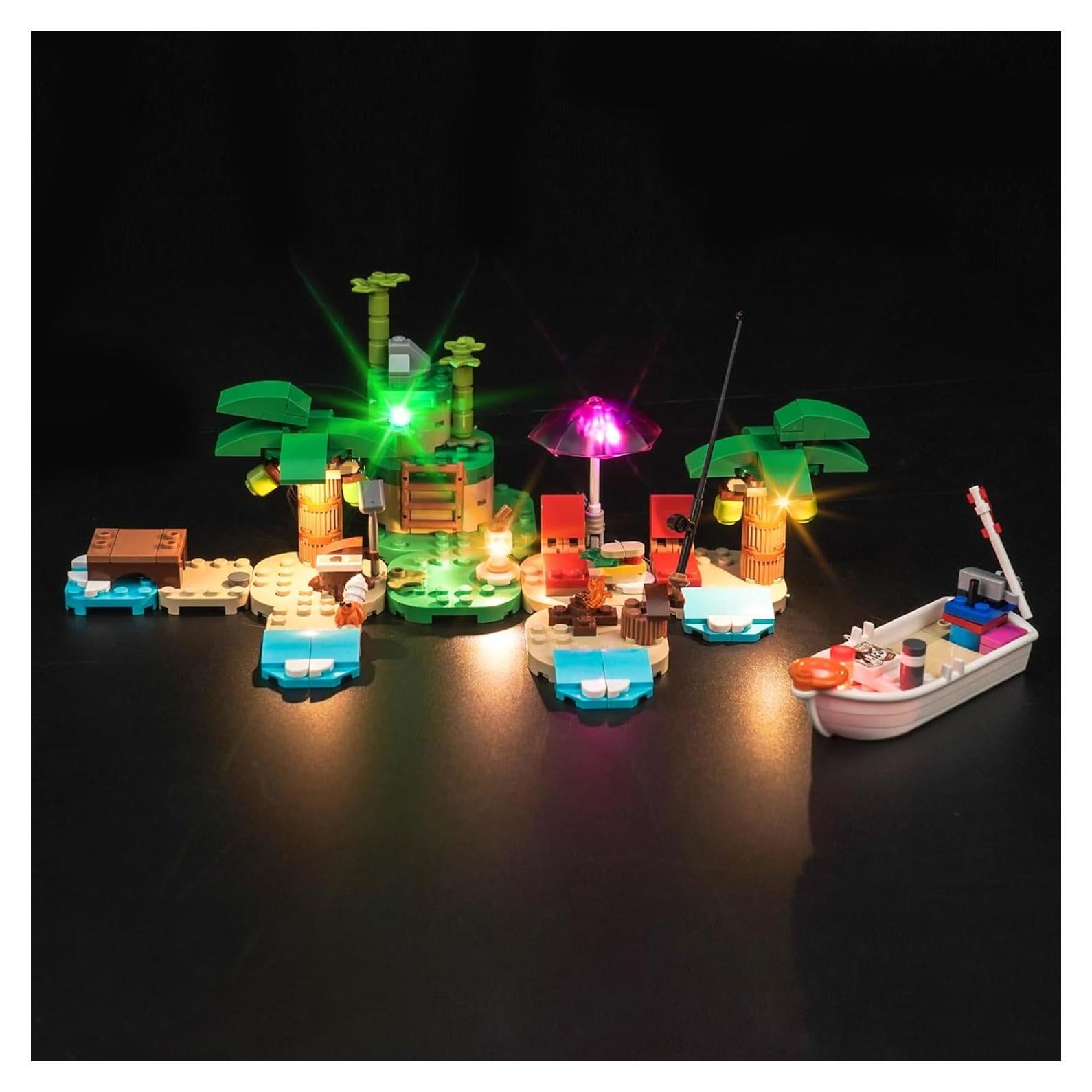 Kit de Luz LED LocoLee para LEGO Animal Crossing 77048