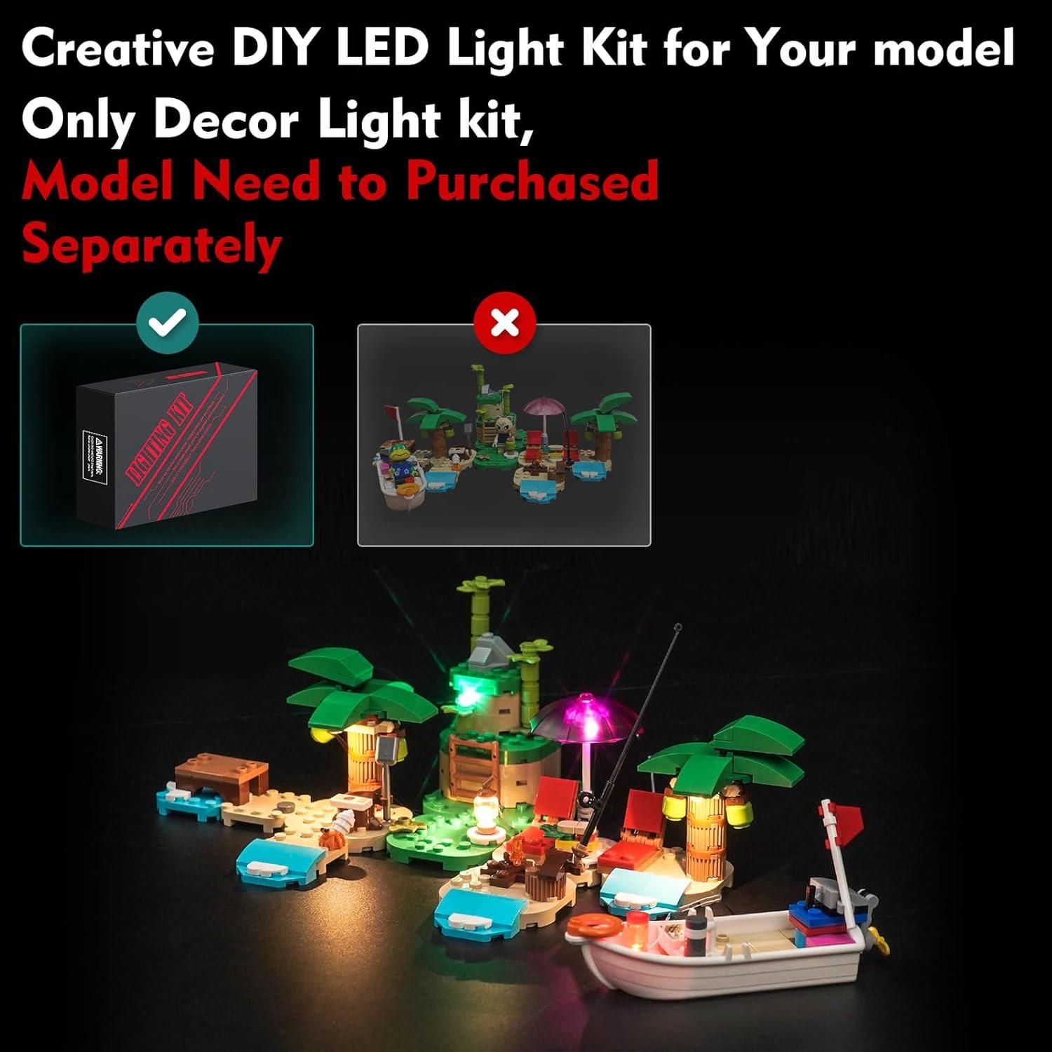 Kit de Luz LED LocoLee para LEGO Animal Crossing 77048