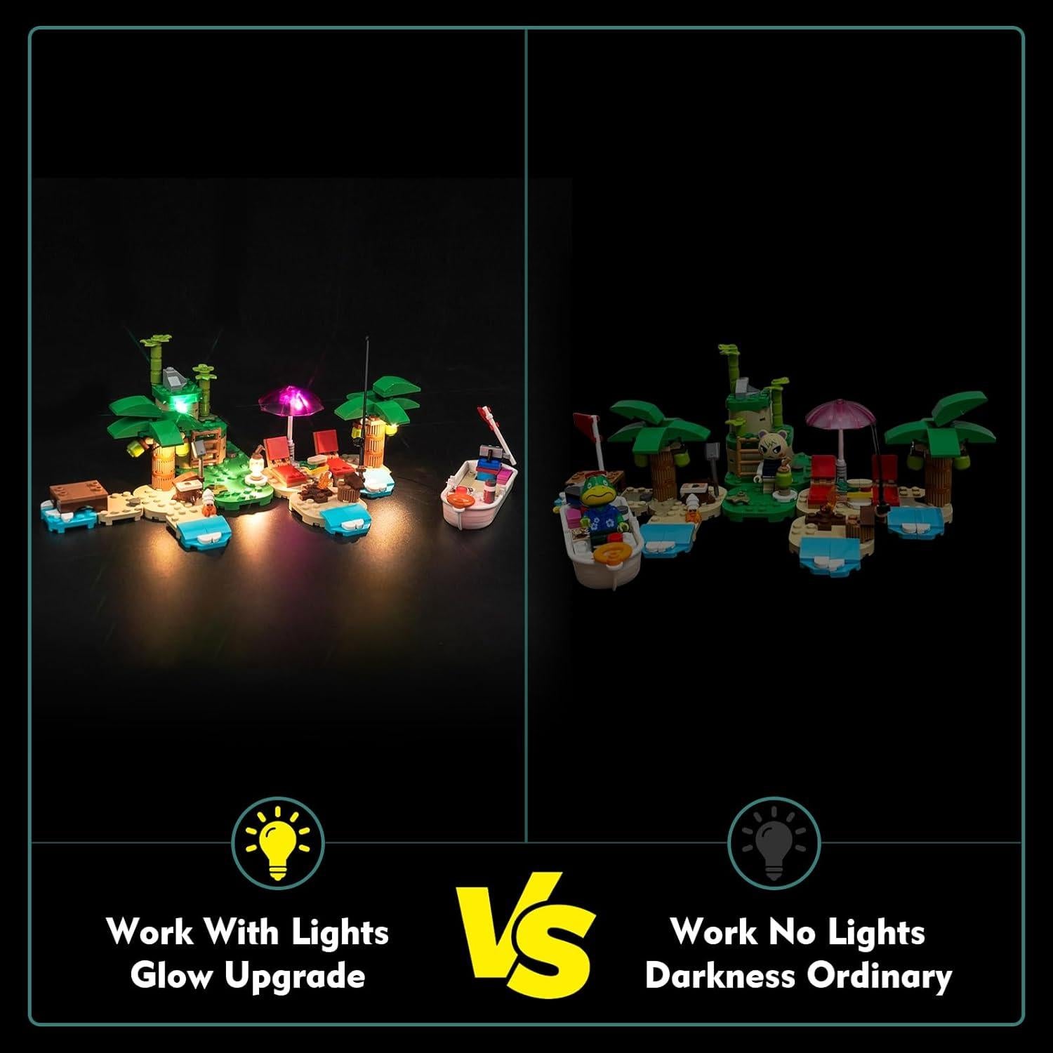 Kit de Luz LED LocoLee para LEGO Animal Crossing 77048