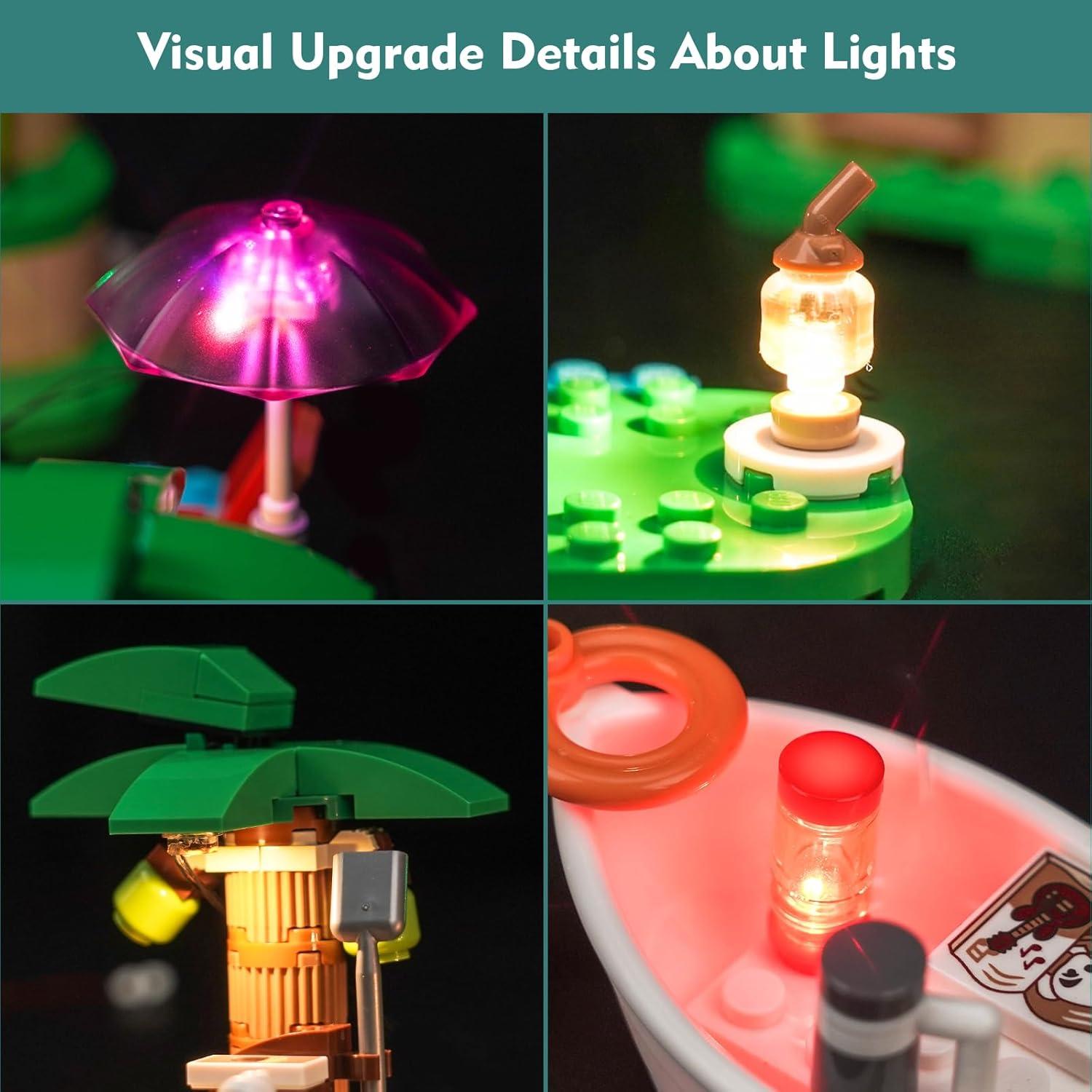 Kit de Luz LED LocoLee para LEGO Animal Crossing 77048