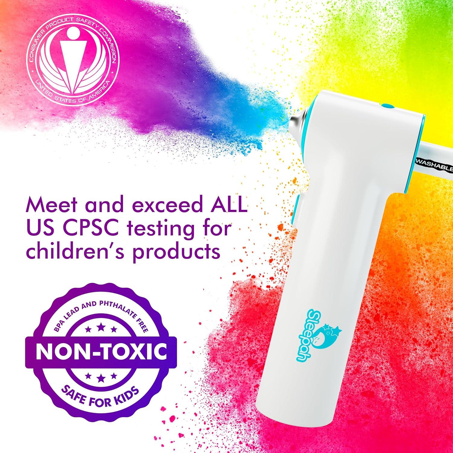 Juego de Marcadores Air Brush Sleepah 12 Colores y 20 Plantillas