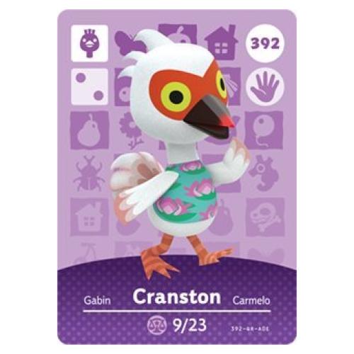 Tarjeta Amiibo Nintendo Cranston Animal Crossing Serie 4