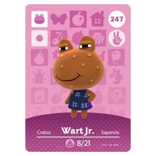 Wart Jr - Nintendo Animal Crossing Happy Home Designer Amiibo Card - 247