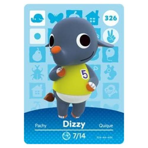 Tarjeta Amiibo Dizzy Animal Crossing Serie 4 - Nintendo