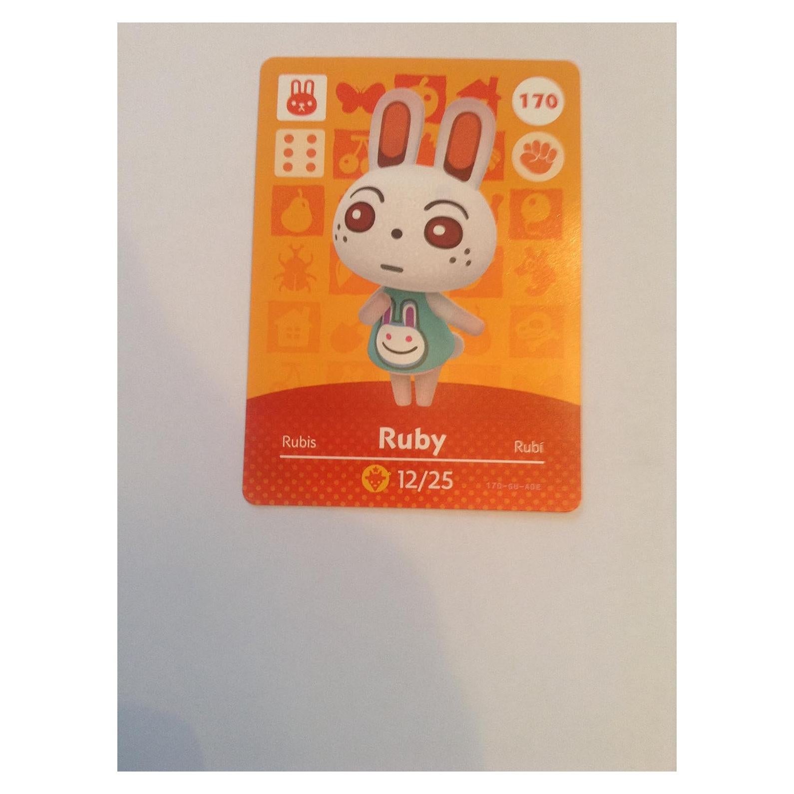 Tarjeta Amiibo Nintendo Animal Crossing 170/200 Serie 2