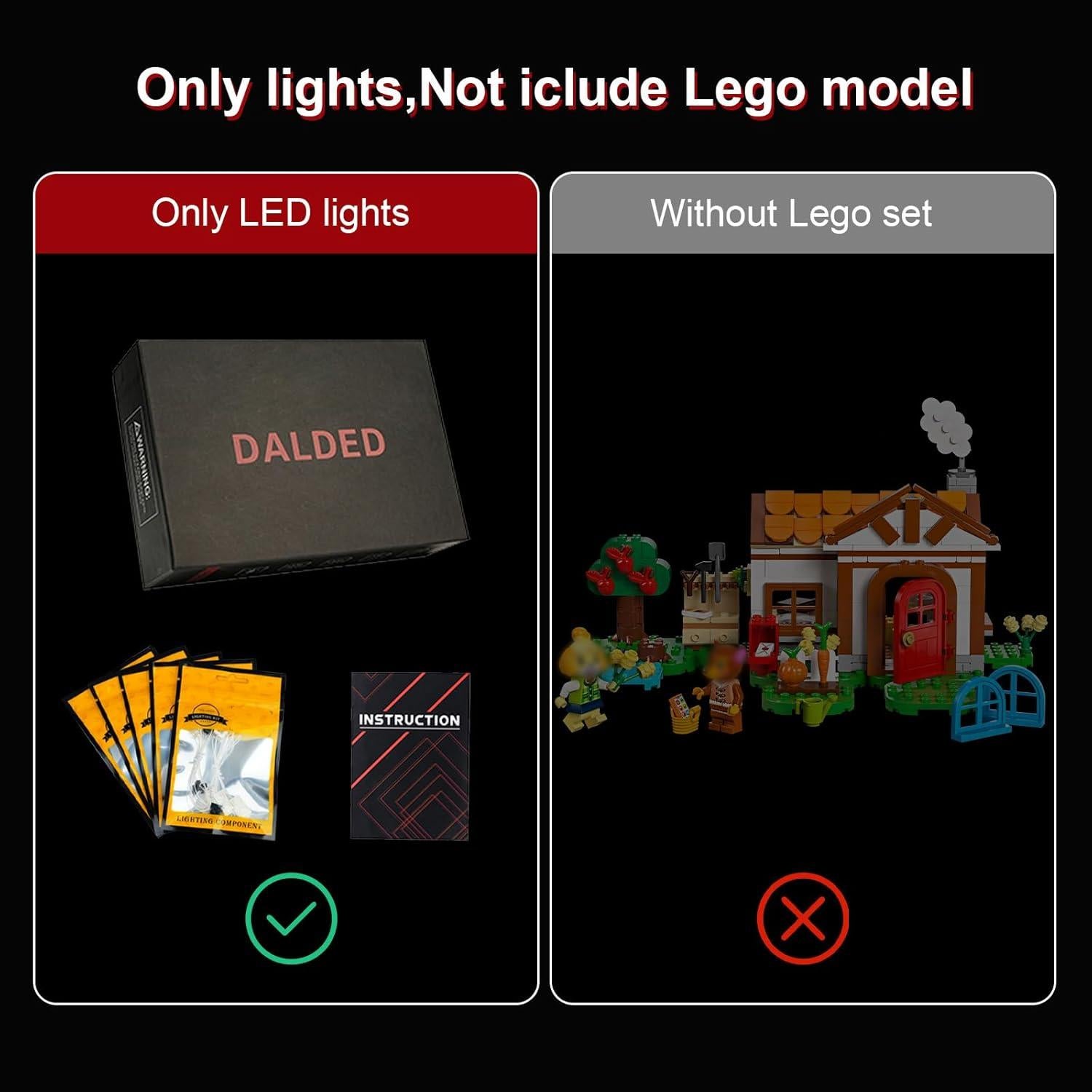 Kit de Iluminación LED DALDED para Casa de Isabelle 77049