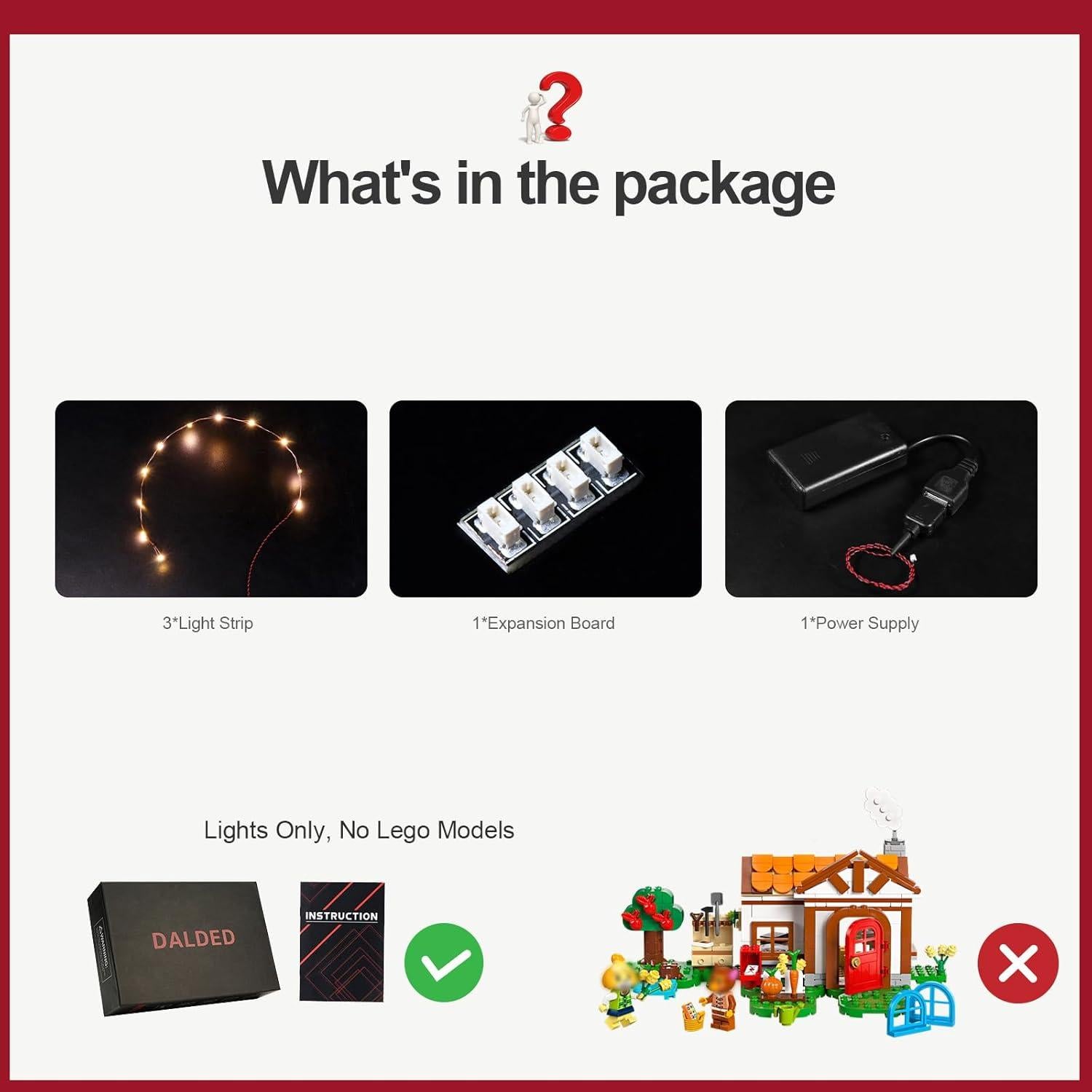 Kit de Iluminación LED DALDED para Casa de Isabelle 77049