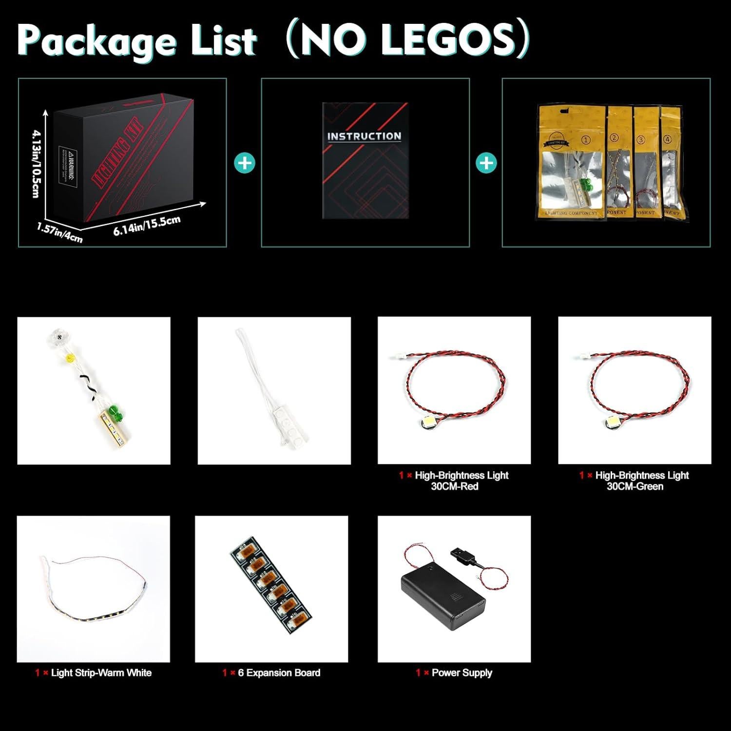 Kit de Luz LED VONADO para LEGO Nook's Cranny 77050